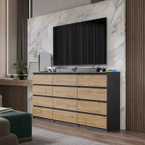 Komoda s 12 zásuvkami