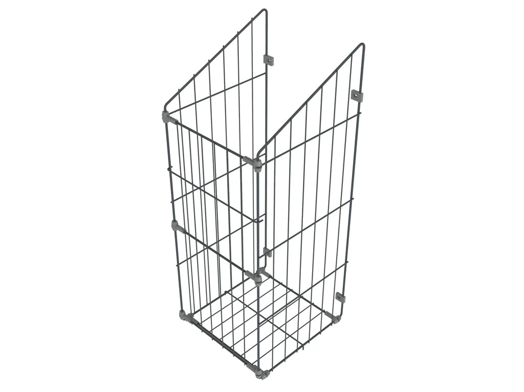 Skladací kôš na bielizeň 60 cm - antracitová