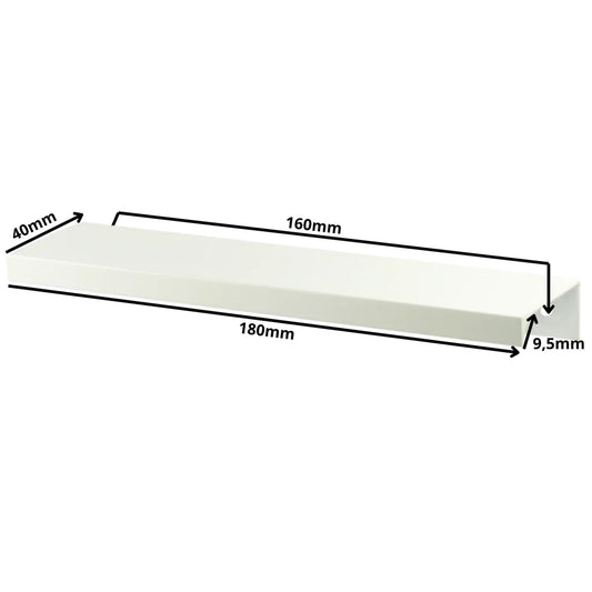 Edge Grip Profilová rukoväť FE06 160 mm (celková dĺžka 180 mm) - biela