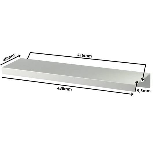 Edge Grip Profilová rukoväť FE06 416 mm (celková dĺžka 436 mm) - hliník