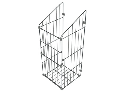 Skladací kôš na bielizeň 60 cm - antracitová