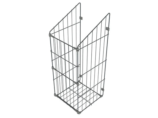 Skladací kôš na bielizeň 60 cm - antracitová