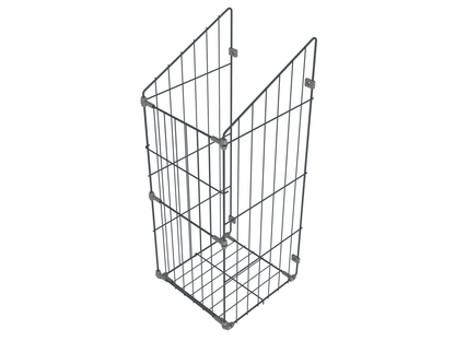 Skladací kôš na bielizeň 50 cm - antracitová