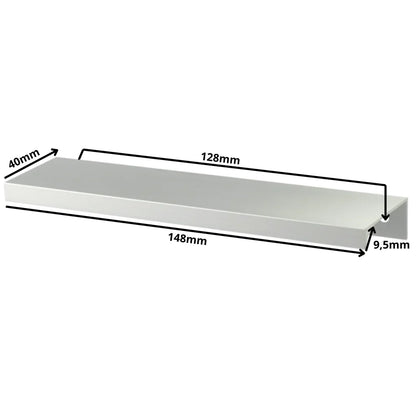 Edge Grip Profilová rukoväť UA06 128 mm (celková dĺžka 148 mm) - elektrolyticky leštená