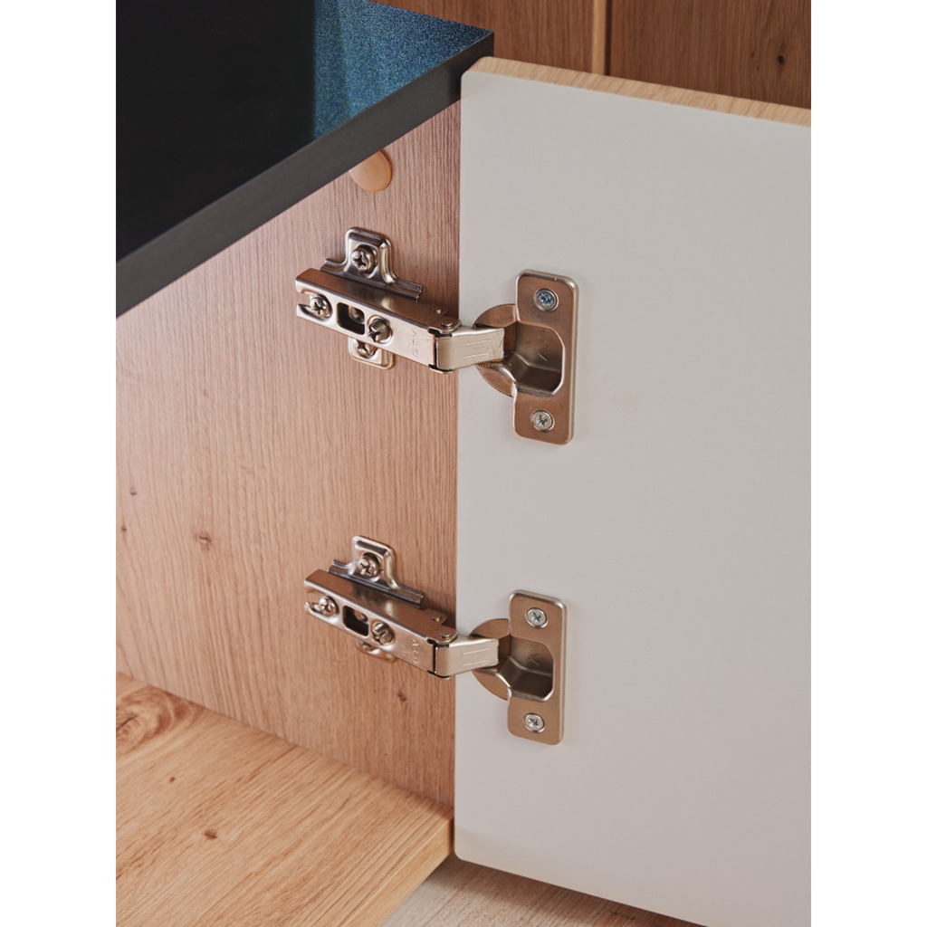 Stena SOLIDO - Sada nábytku do obývacej izby - Čierna matná / Artisan dub