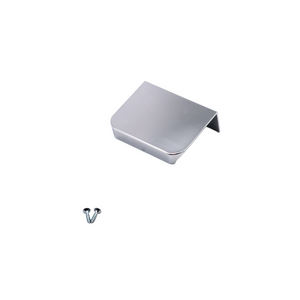 Okrajový úchop s okrúhlym profilom, priemer 32 mm (celková dĺžka 52 mm) - Elektroleštený.