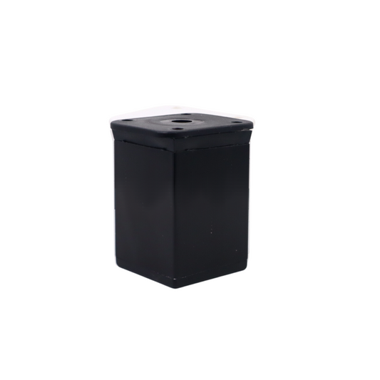 Štvorcová noha nábytku 40x40mm - H60mm - čierna – Furnica