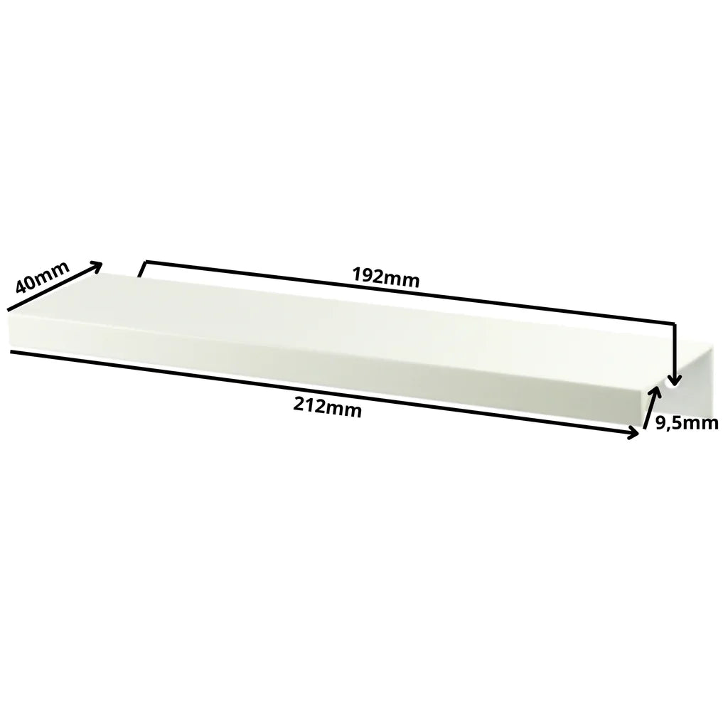 Edge Grip Profilová rukoväť FE06 192 mm (celková dĺžka 212 mm) - biela