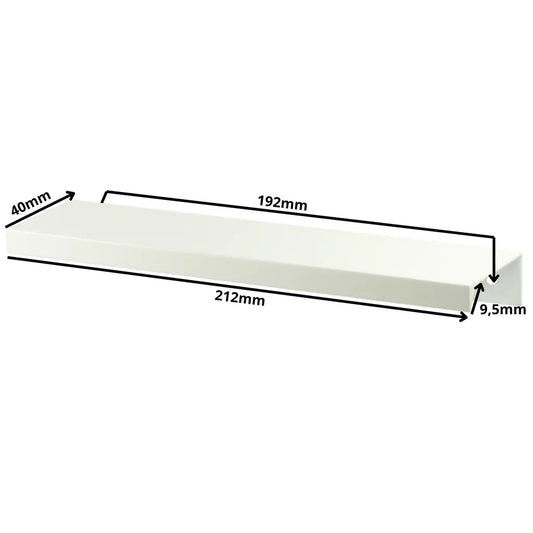 Edge Grip Profilová rukoväť FE06 192 mm (celková dĺžka 212 mm) - biela