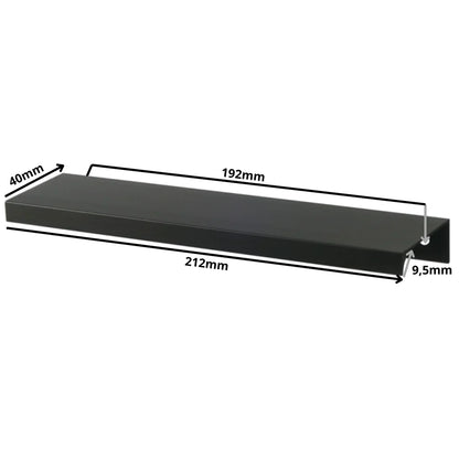 Edge Grip Profilová rukoväť FE06 192 mm (celková dĺžka 212 mm) - matná čierna
