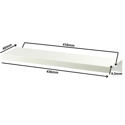 Edge Grip Profilová rukoväť FE06 416 mm (celková dĺžka 436 mm) - biela
