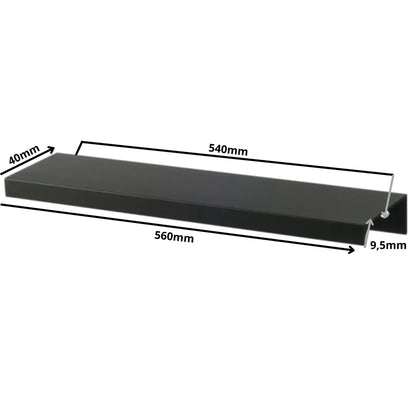 Edge Grip Profilová rukoväť FE06 540 mm (celková dĺžka 560 mm) - matná čierna