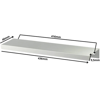 Edge Grip Profilová rukoväť FE06 416 mm (celková dĺžka 436 mm) - elektrolyticky leštená