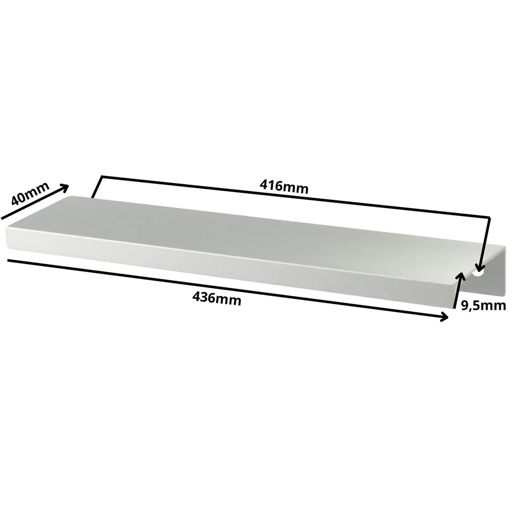 Edge Grip Profilová rukoväť FE06 416 mm (celková dĺžka 436 mm) - hliník