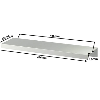 Edge Grip Profilová rukoväť FE06 416 mm (celková dĺžka 436 mm) - hliník