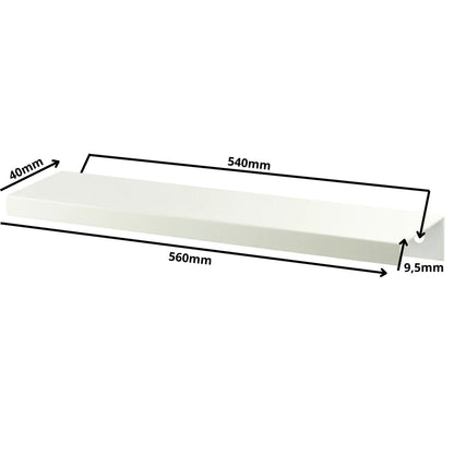 Edge Grip Profilová rukoväť FE06 540 mm (celková dĺžka 560 mm) - biela