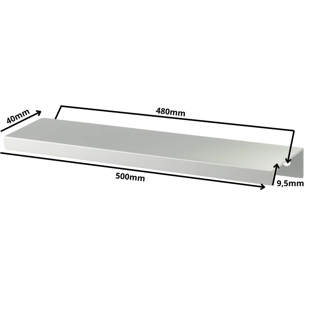 Edge Grip Profilová rukoväť FE06 480 mm (celková dĺžka 500 mm) - hliník