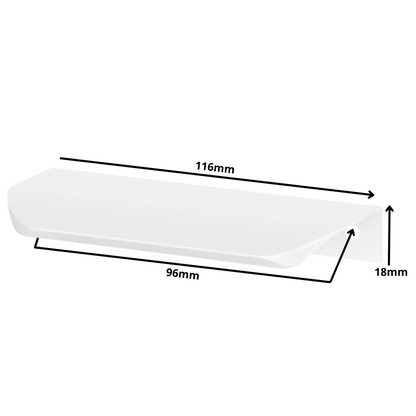 Edge Grip Profilová rukoväť UA02 96 mm (celková dĺžka 116 mm) - biela