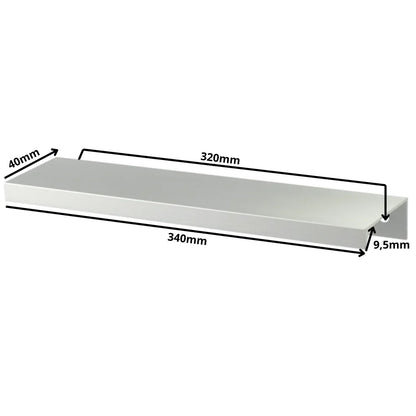 Edge Grip Profilová rukoväť UA06 320 mm (celková dĺžka 340 mm) - elektrolyticky leštená