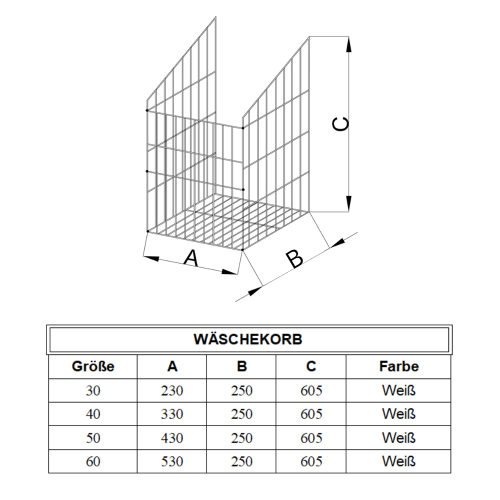 Skladací kôš na bielizeň 50 cm - antracitová