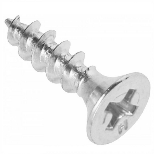 Drevené skrutky PH2 4,0x16 mm biela zinok (1000 ks) – Furnica