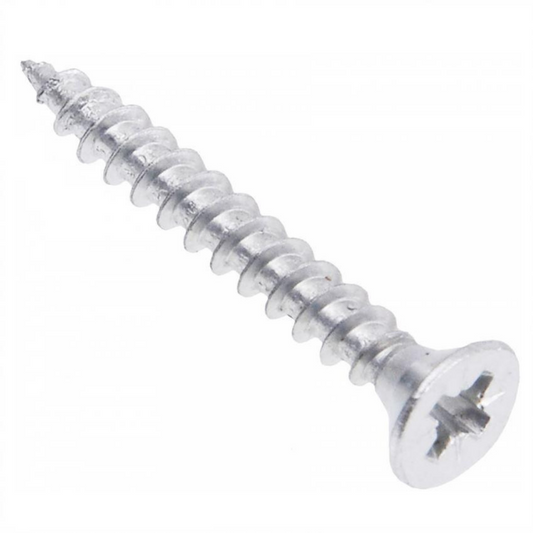 Drevené skrutky PZ2 4,0x30mm biela zinok (1000 ks) – Furnica