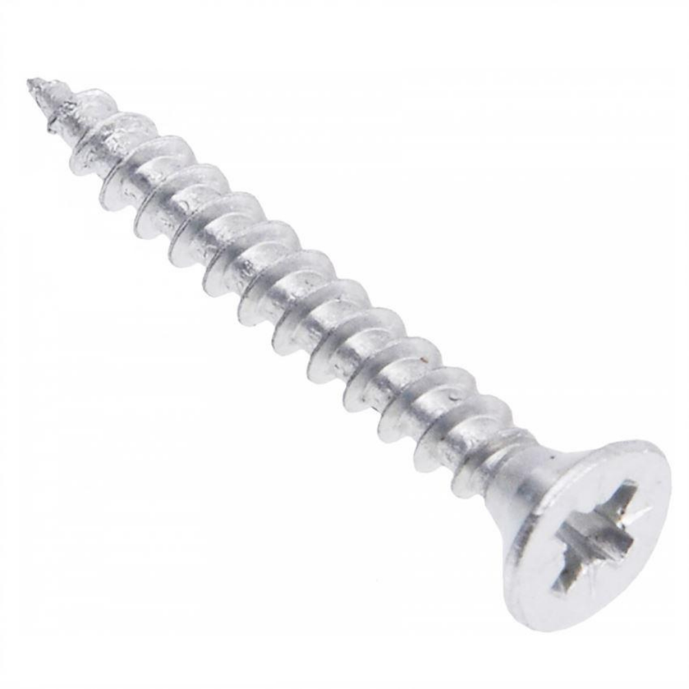 Vruty do dreva PZ2 4,0x45 mm biely zinok - 100 ks