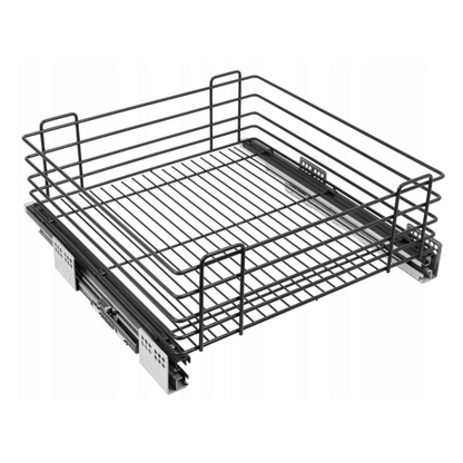 Výsuvný kôš EXCLUSIVE CARGO MULTI do skrinky 50 cm - sivá/grafitová