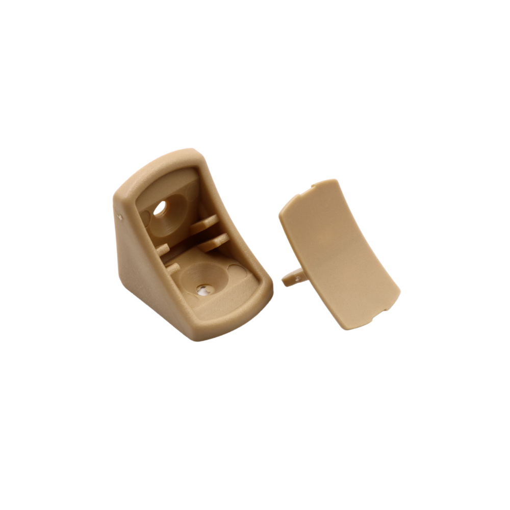 Zaoblená plastová spojka korpusu so samostatnou krytkou