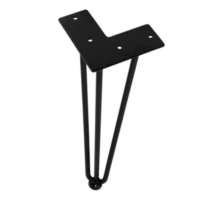 Nôžka stola 710 mm - matná čierna