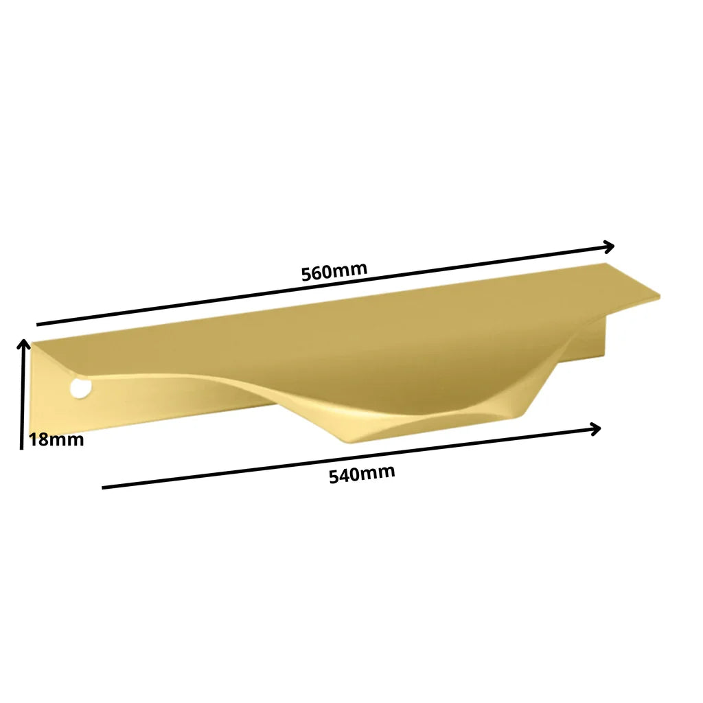 Edge Grip Profilová rukoväť UA04 540 mm (celková dĺžka 560 mm) - zlatá
