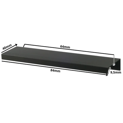 Edge Grip Profilová rukoväť FE06 64 mm (celková dĺžka 84 mm) - matná čierna