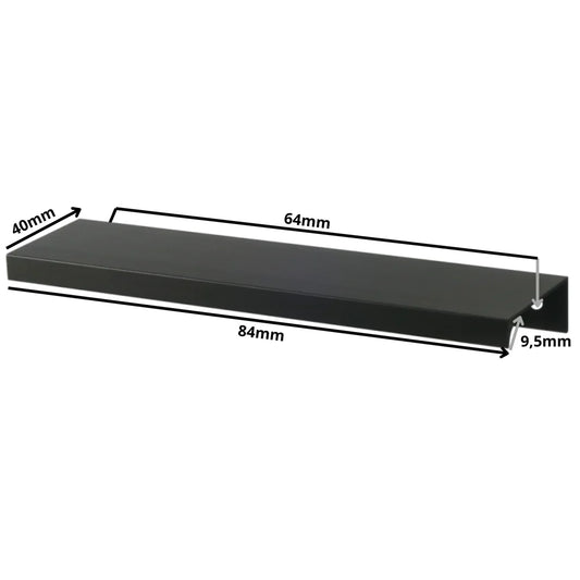 Edge Grip Profilová rukoväť FE06 64 mm (celková dĺžka 84 mm) - matná čierna