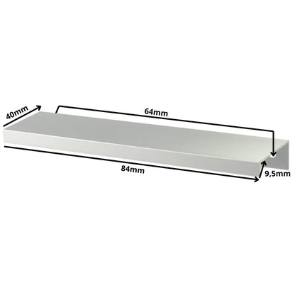 Edge Grip Profilová rukoväť FE06 64 mm (celková dĺžka 84 mm) - elektrolyticky leštená