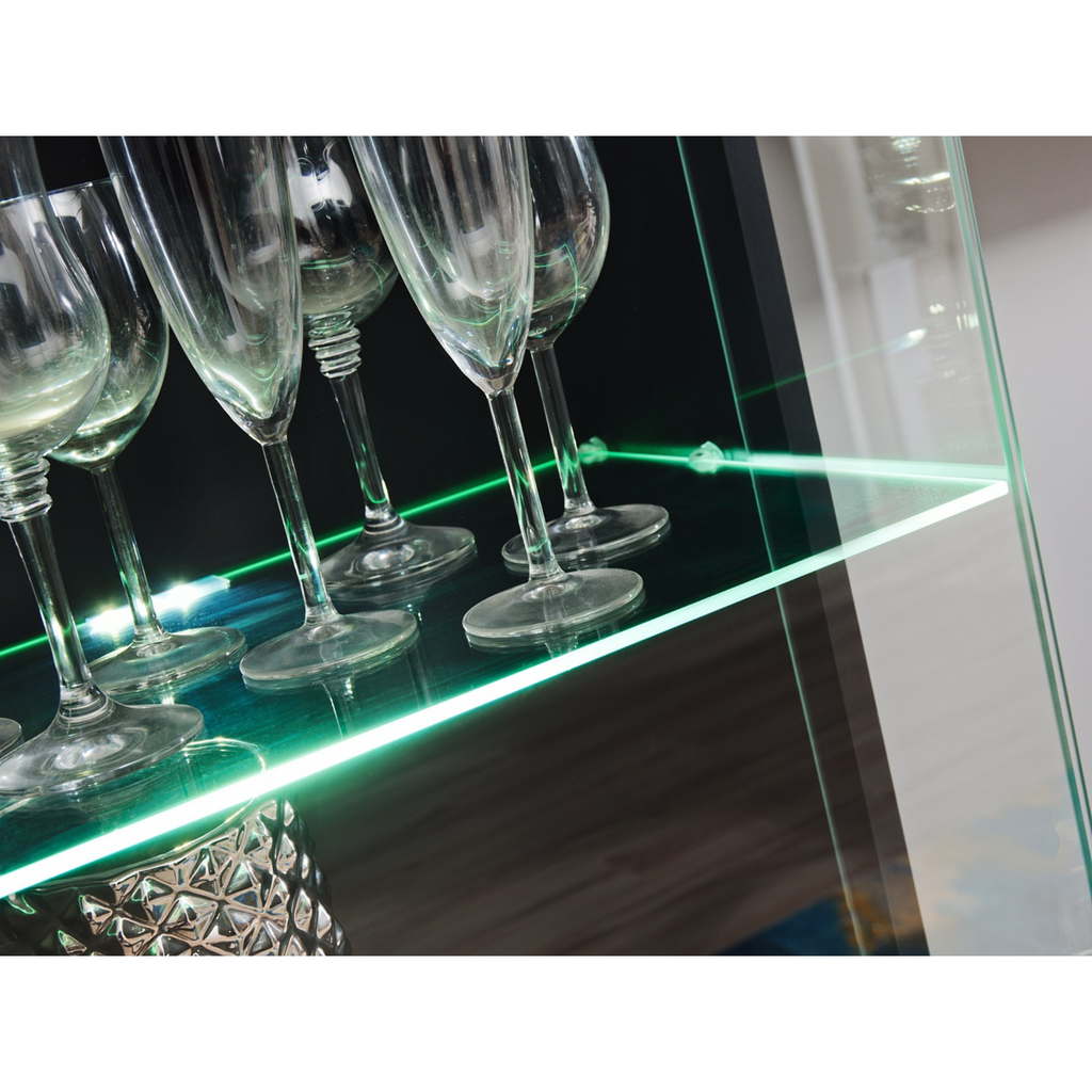 Stena SOLIDO - Sada nábytku do obývacej izby - Čierna matná / Artisan dub