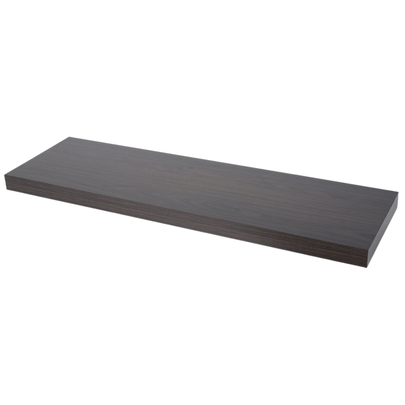 Plávajúca polica - balenie po 3 - wenge - 80 cm