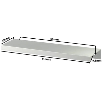 Edge Grip Profilová rukoväť UA06 96 mm (celková dĺžka 116 mm) - elektrolyticky leštená