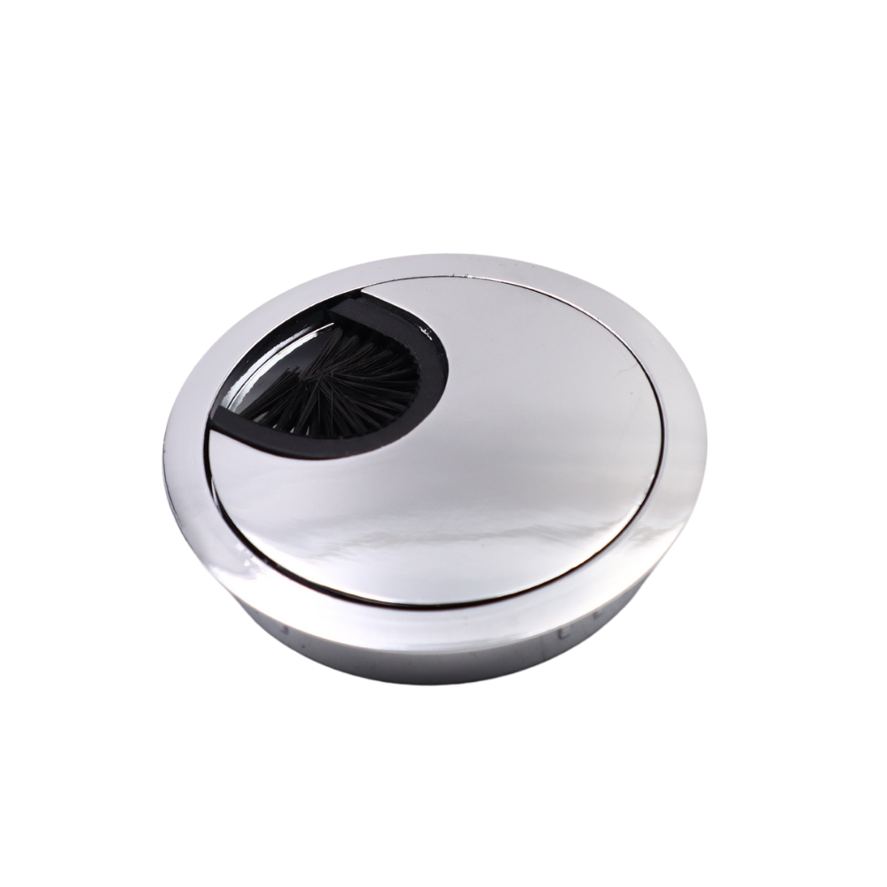 Kovový kábelový gromet 60 mm - chróm – Furnica