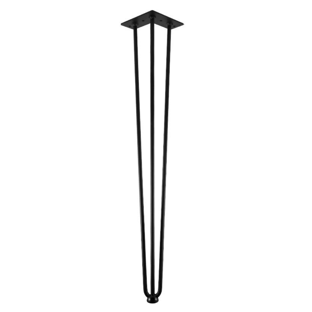 Nôžka stola 710 mm - matná čierna