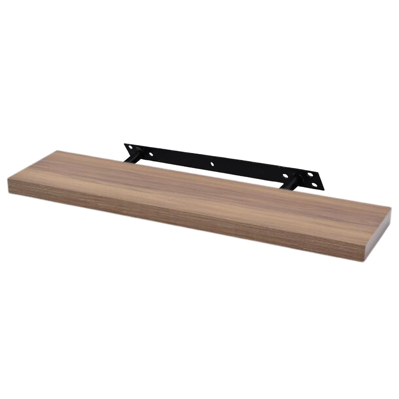 Plávajúca polica - balenie po 3 - orech - 90 cm