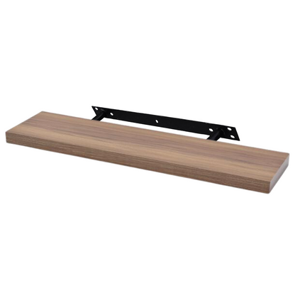 Plávajúca polica - balenie po 3 - orech - 90 cm