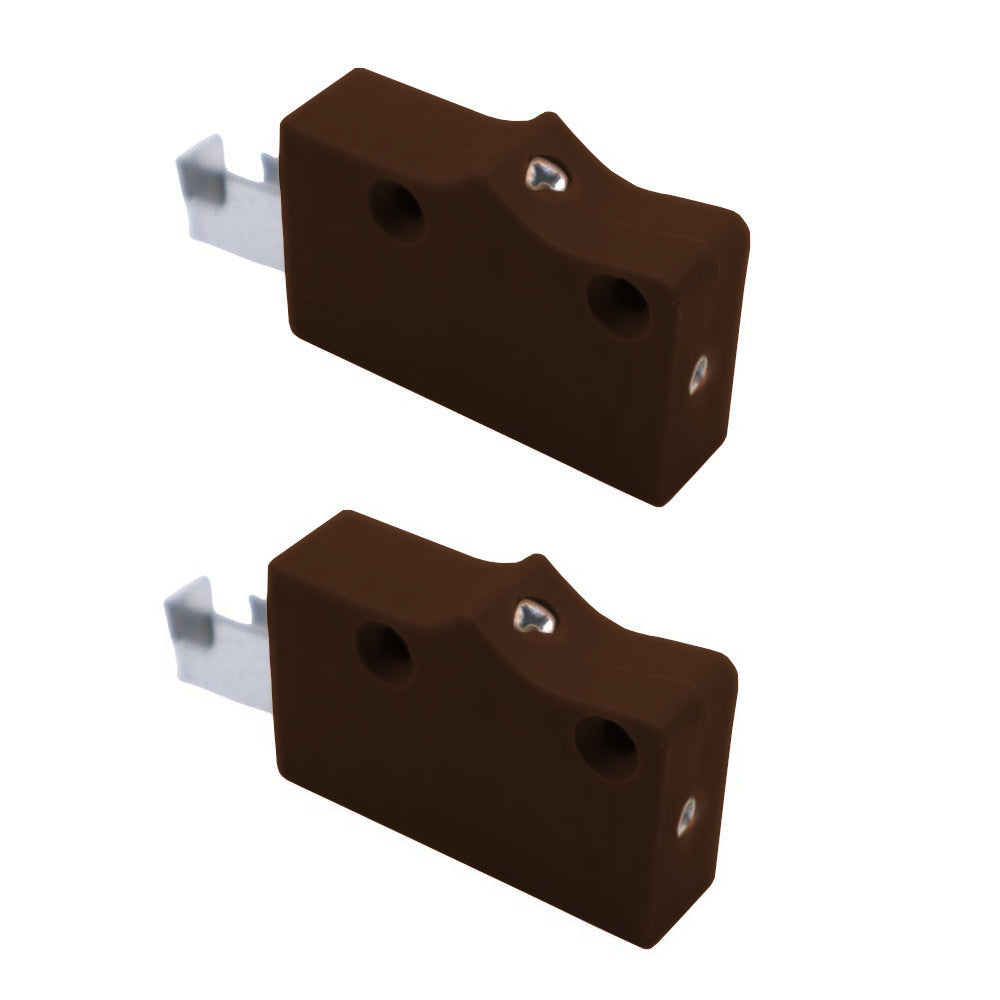 Nastaviteľný závesník skrinky univerzálny Ľ+P - 2D Eco - tmavohnedá
