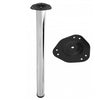 Nastaviteľná noha nábytku 710 mm - chróm