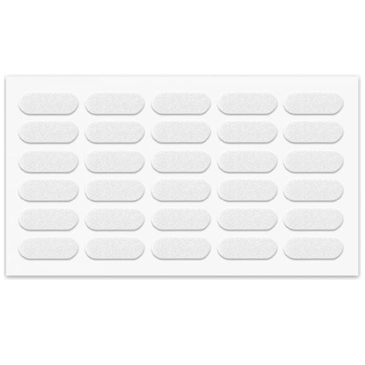 Bumper na dvere skrinky - samolepiaci - 8x22mm Biely - 30ks – Furnica