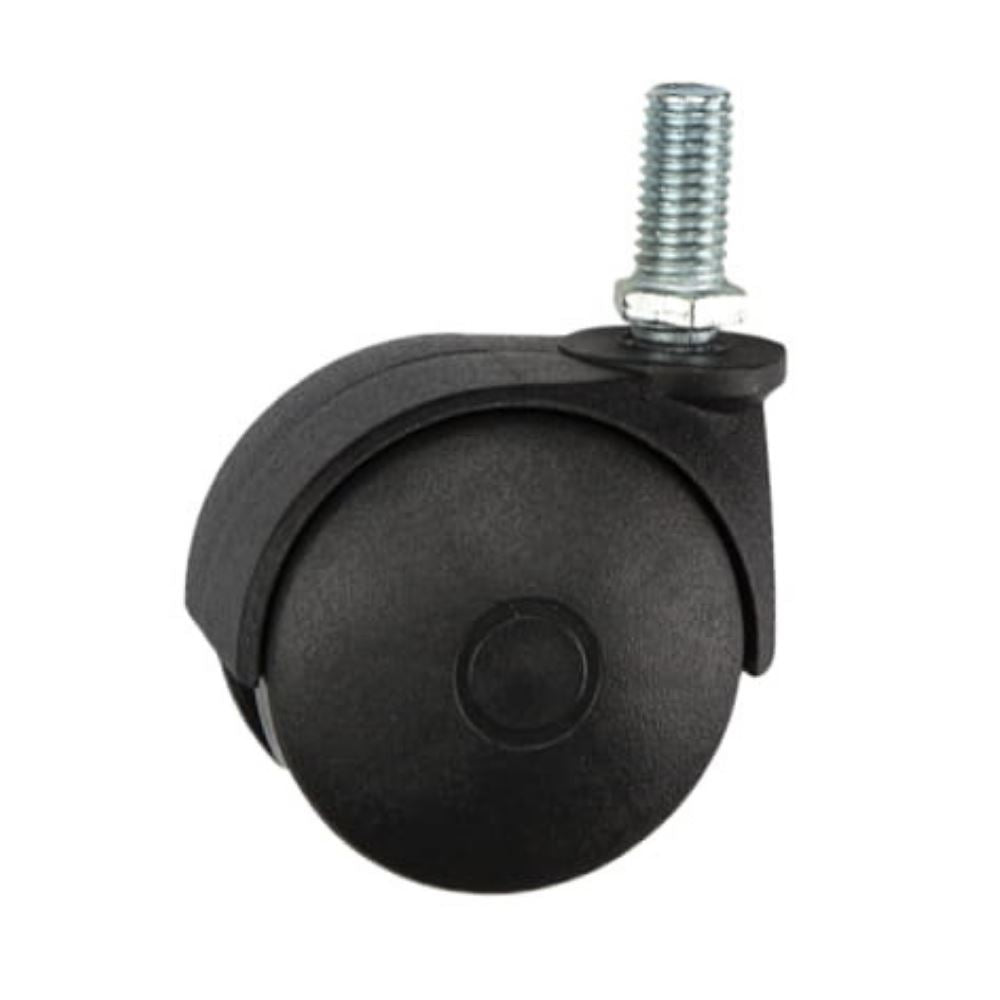 Plastové otočné koleso na nábytok s roscou 10 mm - Ø60 mm – Furnica
