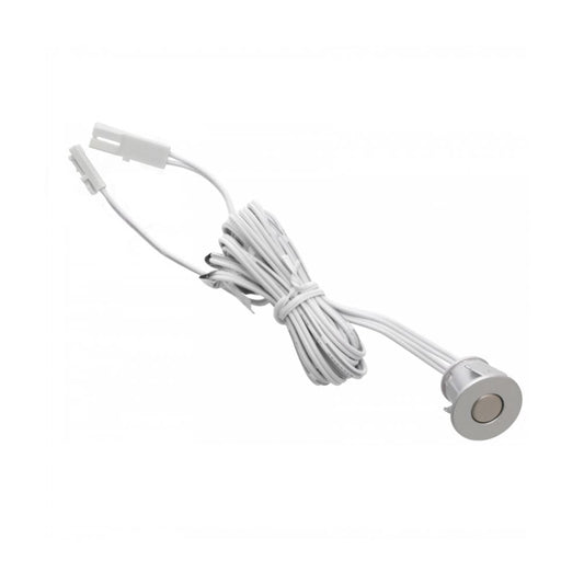 LED svetelný vypínač / stmievač s vloženým osvetlením 24W strieborný – Furnica