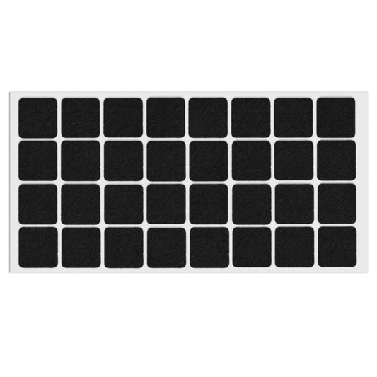 Samolepiaca vlnená podložka 25x25mm - čierna – Furnica