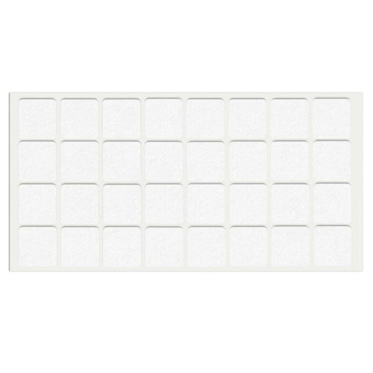 Samolepiaca vlnená podložka 25x25mm - biela – Furnica