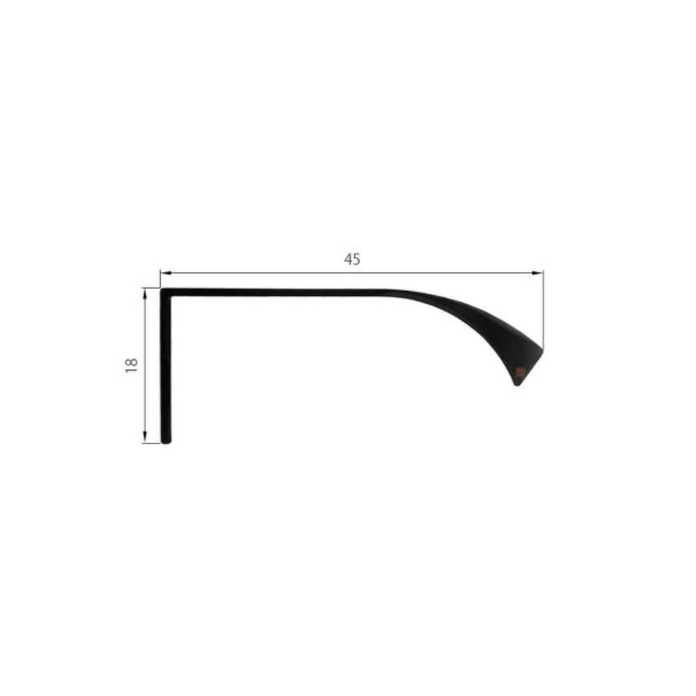 Edge Grip UFO Profilová rukoväť 128 mm (celková dĺžka 148 mm) - hliník (5) – Furnica