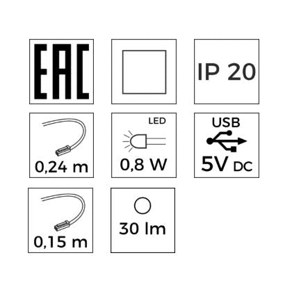 USB LED lampa